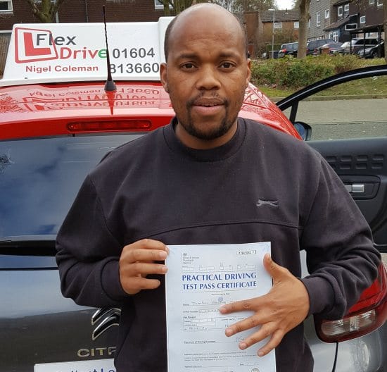 Driving Lessons in Northampton | Jay passed with Flexdrive Driving School