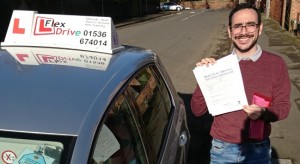 Automatic Driving Lessons in Kettering | Cesar passed with Flexdrive Driving School