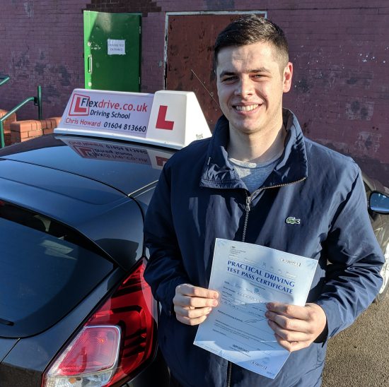 Driving Lessons in Wellingborough | Ethan passes with Flexdrive Driving School