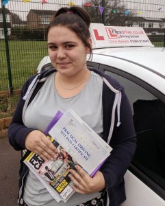 Driving Lessons in Wellingborough | Keelie passed 1st time with Flexdrive Driving School