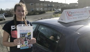 Driving lessons in Kettering | Ellie passed 1st time with Flexdrive Driving school