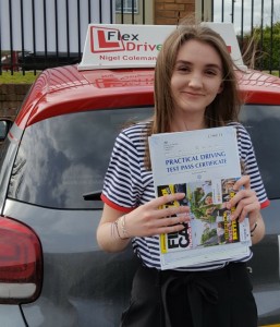 Driving Lessons in Northampton | Isla passed with Flexdrive Driving School