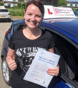 Driving Lessons in Wellingborough | Diana passed 1st time with Flexdrive Driving School