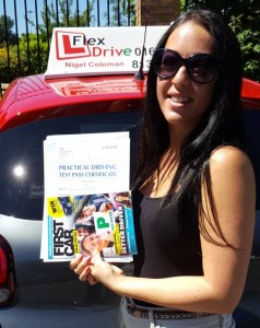 Driving Lessons Northampton | Emily passed 1st time with Flexdrive Driving School