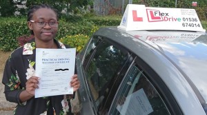 Automatic Driving Lessons Kettering | Sharon passed with Flexdrive Driving School