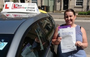 Automatic Driving Lessons in Kettering | Adele passed 1st time with Flexdrive Driving School