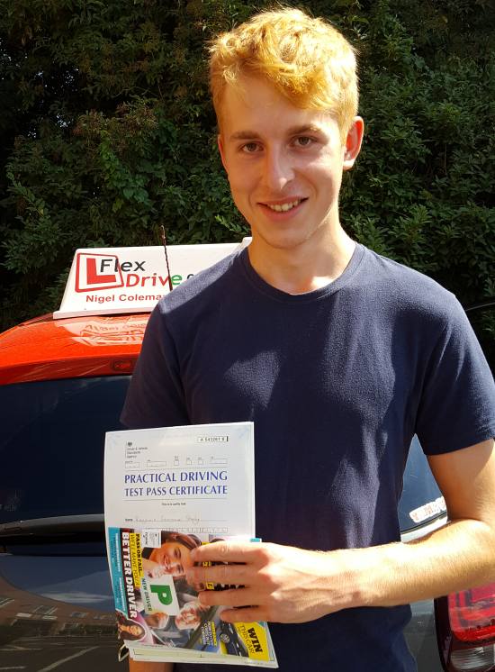 Driving Lessons in Northampton | Ben passed with Flexdrive Driving School