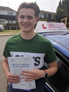 Driving Lessons Wellingborough | Moran Passed 1st time with Flexdrive Driving School