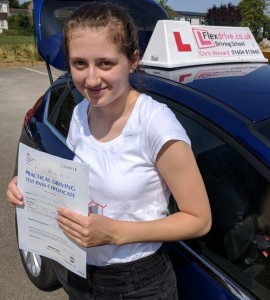 Driving Lessons in Wellingborough | Sophie Passed 1st time with Flexdrive Driving School