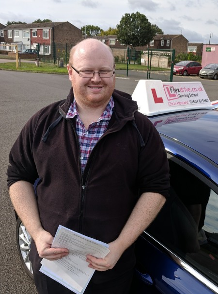 Driving Lessons Wellingborough | David Passed 1st time with Flexdrive Driving School