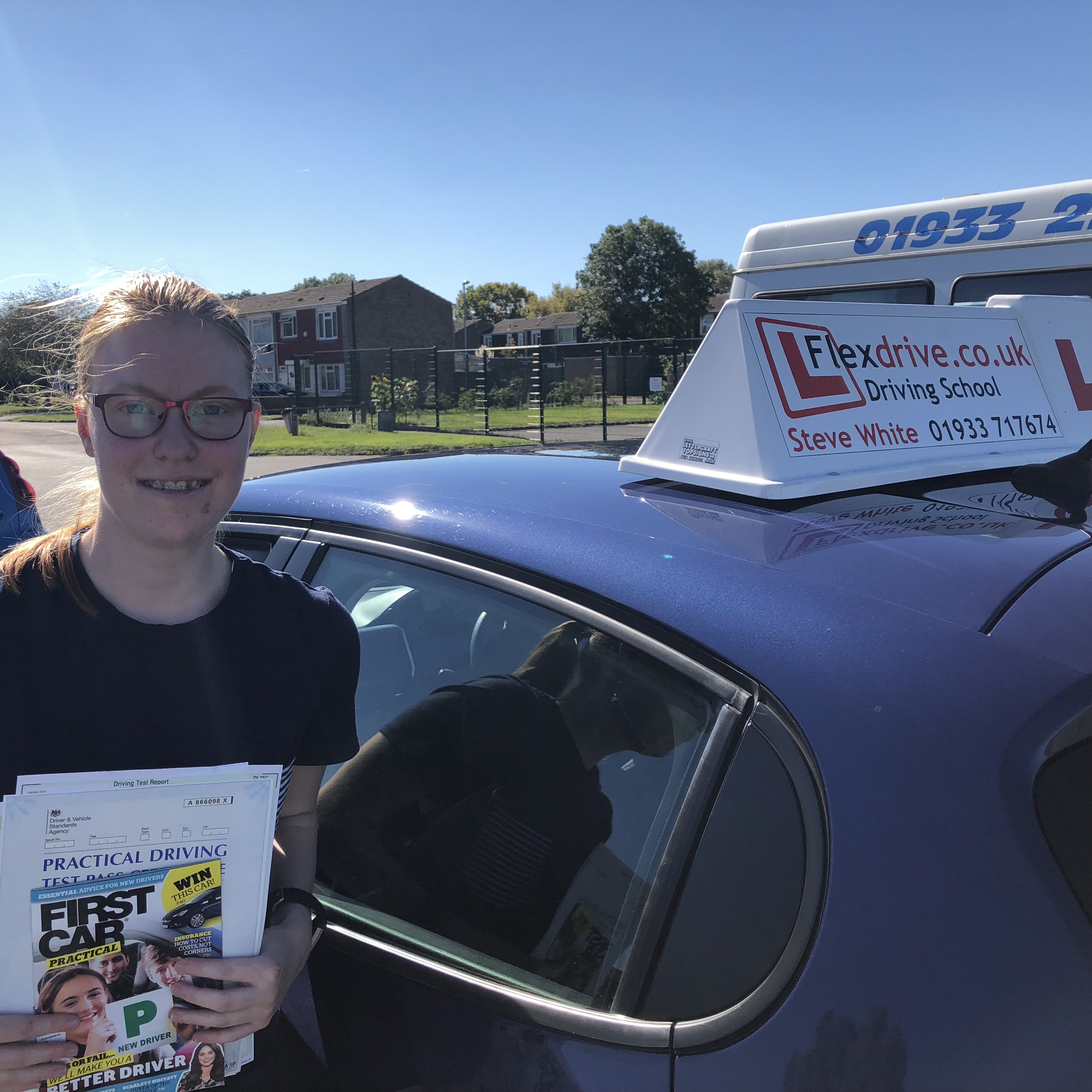 Driving Lessons Wellingborough | Kte passe with Flexdrive Driving School