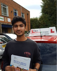 Driving Lessons Northampton | Kieran passed 1st time with Flexdrive Driving School