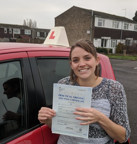 Automatic Driving Lessons in Wellingborough | Hollie passed 1st time with Flexdrive Driving Lessons