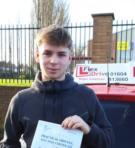 Driving Lessons in Northampton | Adam Passed with Flexdrive Driving School