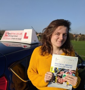 Driving Lessons Wellingborough | Nat passed with Flexdrive Driving School