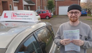 Automatic Driving Lessons in Kettering | Connor passed with Flexdrive Driving School