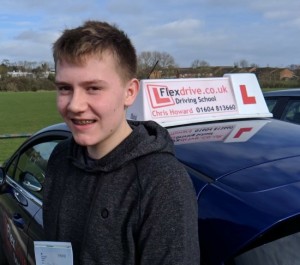 Driving lessons in Wellingborough | James passes with Flexdrive Driving school