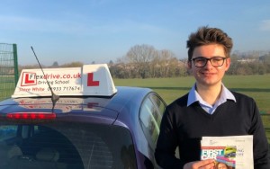 Driving Lessons in Wellingborough | Kordia passed 1st time with Flexdrive Driving School