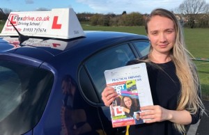 Driving Lessons in Wellingborough | Olesea passed with Flexdrive Driving School