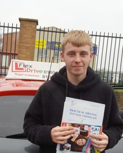 Driving Lessons in Northampton | Ryan passed with Flexdrive Driving School