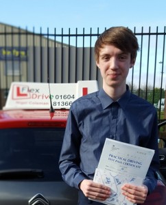 Driving Lessons in Northampton | Joe passed 1st time with Flexdrive Driving School