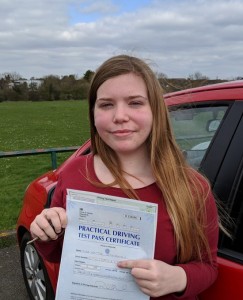 Automatic Driving Lessons in Wellingborough | Kattie passes 1st time with Flexdrive Driving School