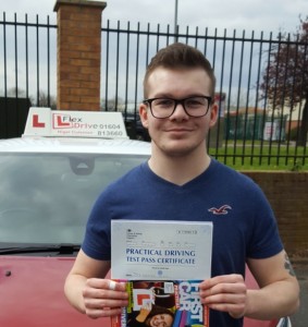 Driving Lessons Northampton | Jay passed 1st time with Flexdrive Driving School