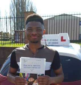 Driving Lessons in Northampton | Omar passed with Flexdrive Driving School