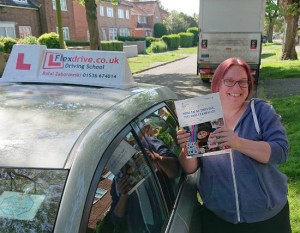 Automatic Driving Lessons in Kettering | Viktoria passed 1st time with Flexdrive Driving School