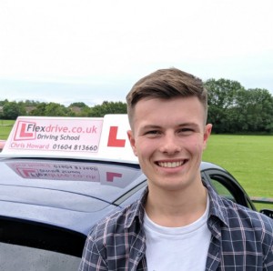 Driving Lessons in Wellingborough | Jenson passed with Flexdrive Driving School