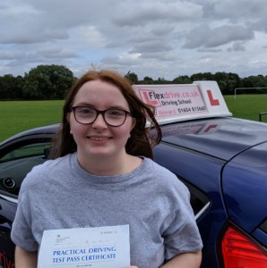 Driving Lessons in Wellingborough | Abbie passed with Flexdrive driving School