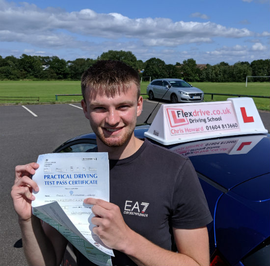 Driving Lessons in Wellingborough | James passed 1st time with Flexdrive Driving School