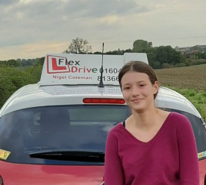 Driving Lessons in Northampton | Georgina passed with Flexdrive Driving School