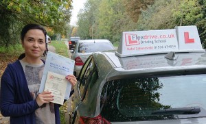 Aoutomatic Driving Lessons in Corby | Mariana passes 1st time with Flexdrive Driving School