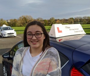 Driving Lessons in Wellingborough | Melanie passed 1st time with Flexdrive Driving School