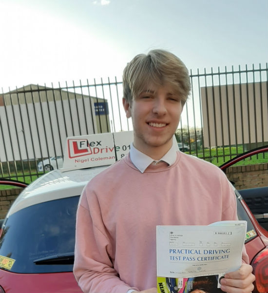 Driving Lessons in Northampton | Will passed with 0 faults with Flexdrive Driving School