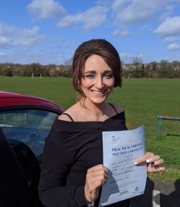 Automatic Driving Lessons in Wellingborough | Helen passed her driving test with Flexdrive Driving School