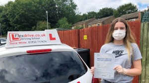 Driving Lessons in Kettering | Shannon passed with Flexdrive Driving School