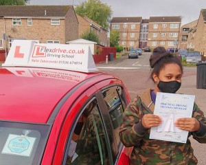 Automatic Driving Lessons in Kettering | Donna passed 1st time with Flexdrive Driving School