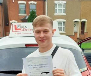 Driving Lessons in Northampton | Jamie passed 1st time with Flexdrive Driving School