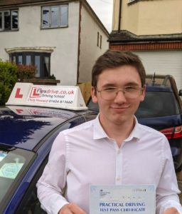 Driving Lessons in Wellingborough | Angus passed 1st time with Flexdrive Driving school