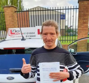 Driving Lessons in Northampton | David passed with Flexdrive Driving School