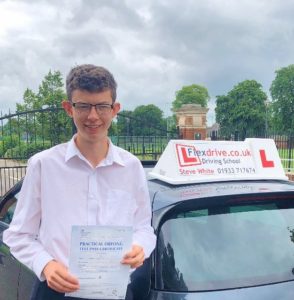 Driving Lessons in Kettering | James passed with Flexdrive Driving School 