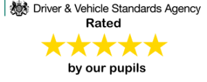 DVSA logo and rated 5 stars