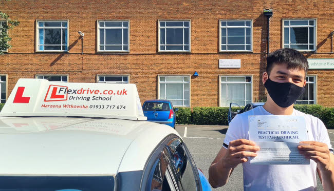 Driving Lessons in Northampton | Adrian passed with Flexdrive Driving School