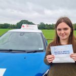 Driving Lessons in Wellingborough | Aislinn passes with Flexdrive Driving School