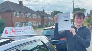 Driving Lessons in Kettering | Mark passed with Flexdrive Driving School