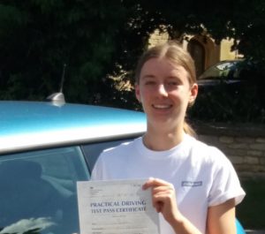 Driving Lessons in Kettering | Megan Passed with Flexdrive Driving School