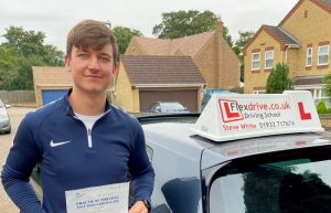 Driving Lessons in Kettering | Nathan passed 1st time with Flexdrive Driving School