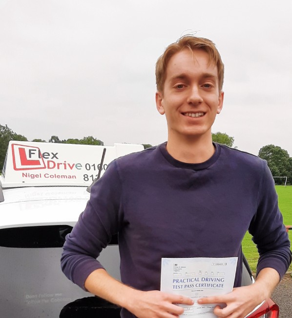 Driving Lessons in Wellingborough | Ollie passes with Flexdrive Driving School